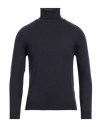 Officina 36 Man Turtleneck Navy Blue Size S Viscose