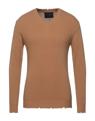 Officina 36 Sweaters In Camel