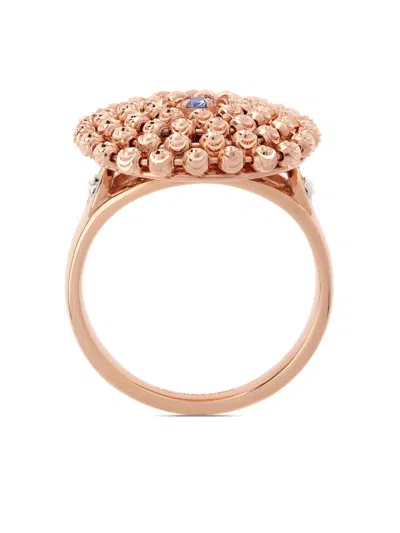 Officina Bernardi 18kt Rose Gold Mimosa Sapphire Ring In Pink