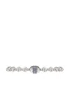 Officina Bernardi 18kt White Gold Empire Sapphire Bracelet In Silver