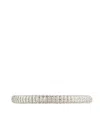 Officina Bernardi 18kt White Gold Enigma Emerald And Diamond Bracelet In Silver