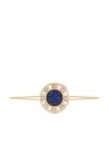 Officina Bernardi 18kt Yellow And White Gold Large Senzatempo Sapphire And Diamond Bracelet In Gold