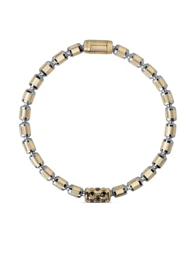 OFFICINA BERNARDI 18KT YELLOW AND WHITE GOLD LUMEN DIAMOND BRACELET