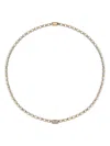 Officina Bernardi 18kt Yellow And White Gold Lumen Diamond Necklace In Gold
