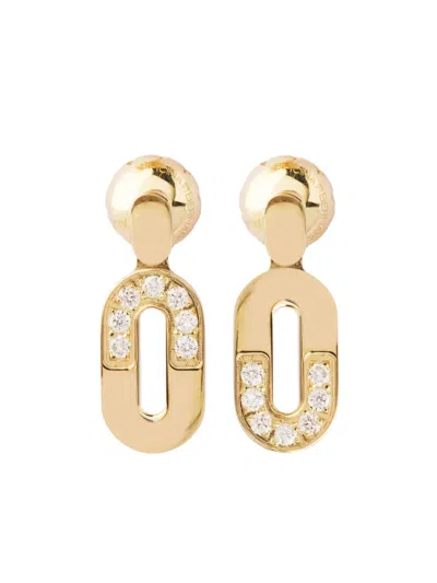 Officina Bernardi 18kt Yellow Gold Dea Diamond Drop Earrings