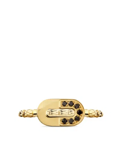 Officina Bernardi 18kt Yellow Gold Dea Diamond Ring