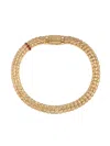 Officina Bernardi 18kt Yellow Gold Enigma Ruby And Diamond Bracelet In Gold