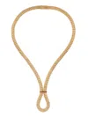 Officina Bernardi 18kt Yellow Gold Enigma X Ruby And Diamond Necklace In Gold