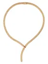 Officina Bernardi 18kt Yellow Gold Enigma Y Ruby And Diamond Necklace In Gold