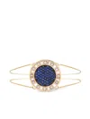Officina Bernardi 18kt Yellow Gold Large Senzatempo Sapphire And Diamond Bracelet In Gold