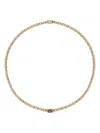 Officina Bernardi 18kt Yellow Gold Lumen Diamond Necklace In Gold
