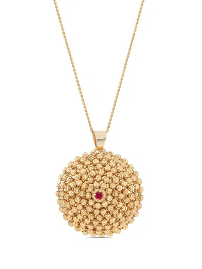 Officina Bernardi 18kt Yellow Gold Mimosa Ruby Necklace
