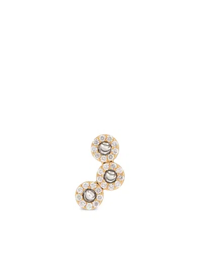 Officina Bernardi 18kt Yellow Gold Moon Diamond Earrings