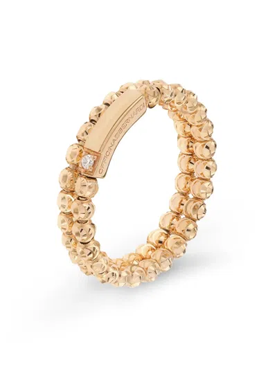 Officina Bernardi 18kt Yellow Gold Moon Diamond Ring
