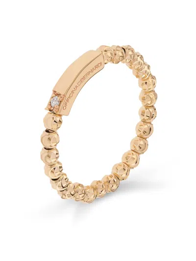 Officina Bernardi 18kt Yellow Gold Moon Diamond Ring
