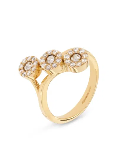 Officina Bernardi 18kt Yellow Gold Moon Diamond Ring
