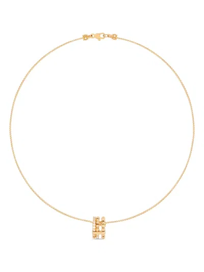 Officina Bernardi 18kt Yellow Gold Moon Eden Diamond Necklace