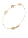 Officina Bernardi 18kt Yellow Gold Moon Grace Diamond Bracelet In Gold