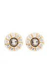 Officina Bernardi 18kt Yellow Gold Moon Grace Diamond Earrings In Gold
