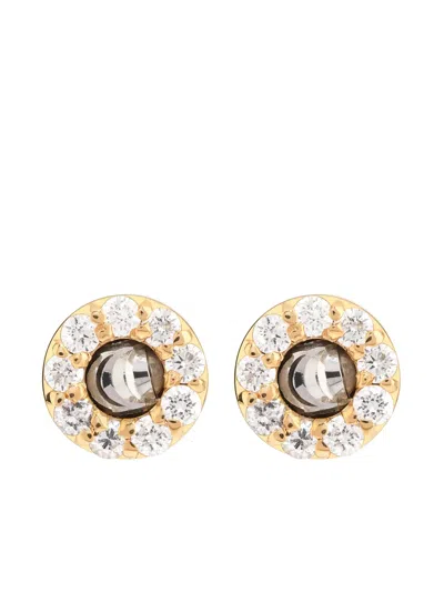 Officina Bernardi 18kt Yellow Gold Moon Grace Diamond Earrings