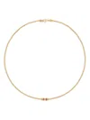 Officina Bernardi 18kt Yellow Gold Moon Ruby Necklace In Gold