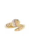 Officina Bernardi 18kt Yellow Gold Ophidia Diamond Ring In Gold