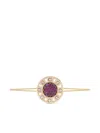 Officina Bernardi 18kt Yellow Gold Small Senzatempo Ruby And Diamond Bracelet In Gold