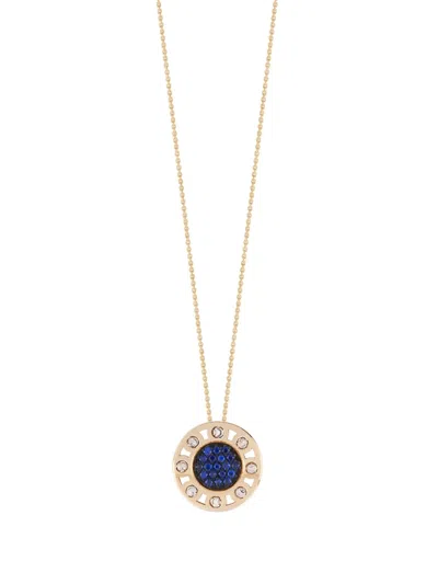 Officina Bernardi 18kt Yellow Gold Small Senzatempo Sapphire And Diamond Necklace