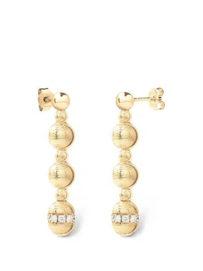 Officina Bernardi Empire Diamond Earrings In Gold