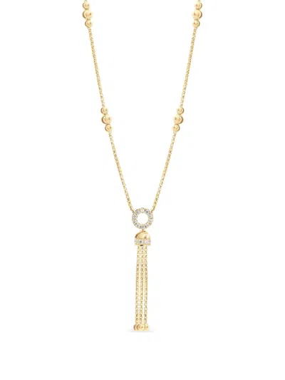 Officina Bernardi Empire Halskette Mit Diamantanhänger In Gold