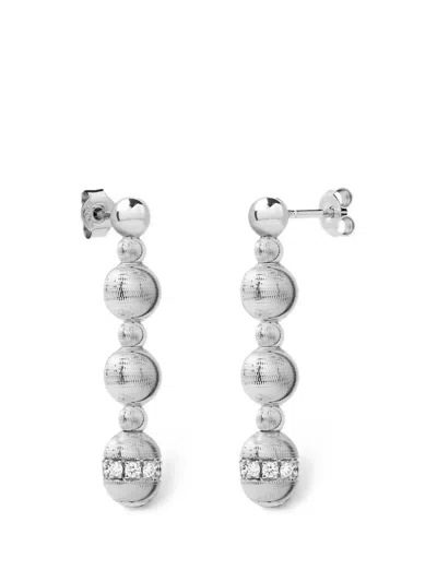 Officina Bernardi Empire S Diamond Earrings In Metallic