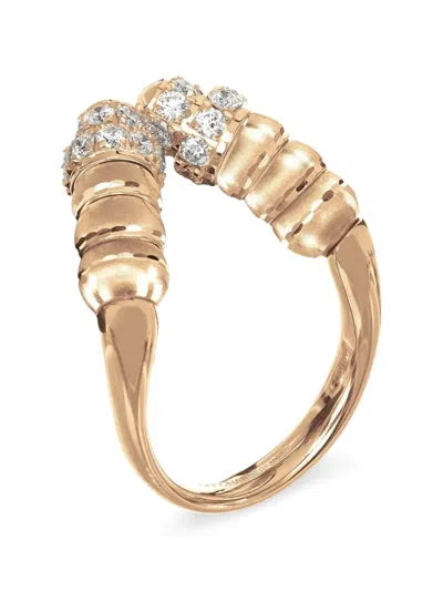 Officina Bernardi 에니그마 베일 다이아몬드 링 In Gold
