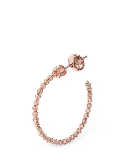 Officina Bernardi 미디엄 다이아몬드 후프 이어링 In Gold