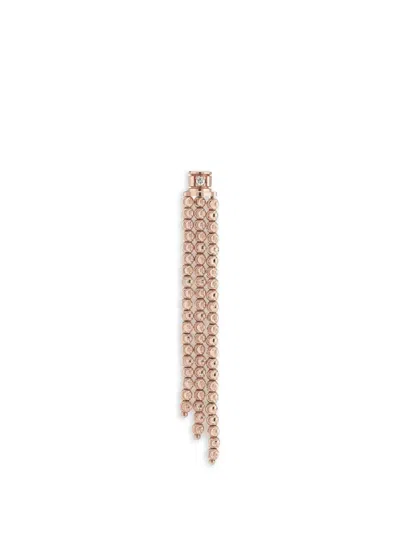 Officina Bernardi 문 쓰리 로우 다이아몬드 드롭 이어링 In Orange