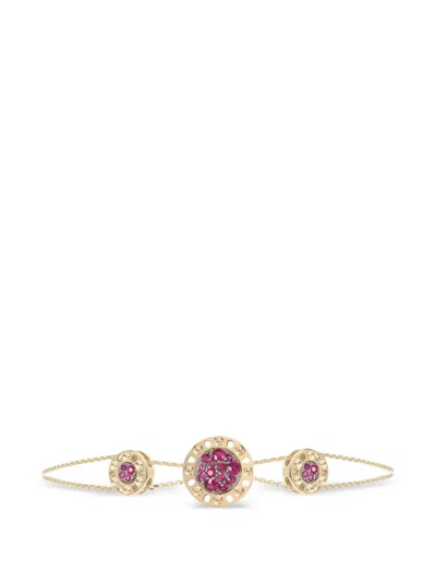 Officina Bernardi 센자템포 에센스 루비 다이아몬드 브레이슬릿 In Pink