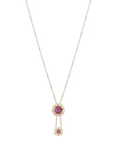 Officina Bernardi 센자템포 에센스 루비 네크리스 In Gold