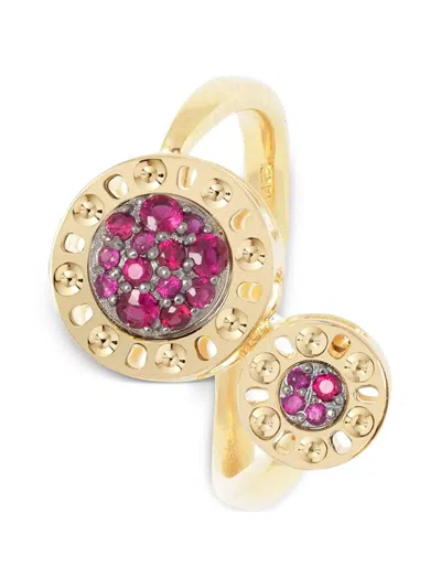 Officina Bernardi 센자템포 에센스 스몰 루비 링 In Multi