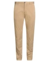 Officina Slowear Man Pants Beige Size 38 Viscose, Polyamide, Polyester, Elastane In Brown