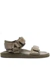 Officine Creative 30mm Touch-strap Open-toe Sandals In Green