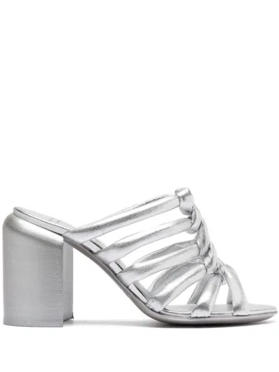 Officine Creative 95mm Esther Sandals In Silver