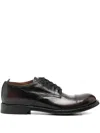 Officine Creative Leather Derby Shoes In Multi