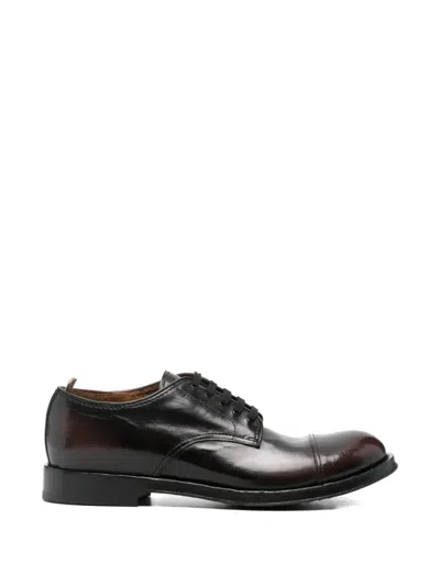 Officine Creative Admiral Lace-up Derby Shoes In Brown