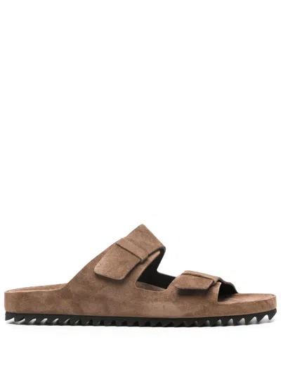 Officine Creative Agora' 002 Suede Sandals In Brown
