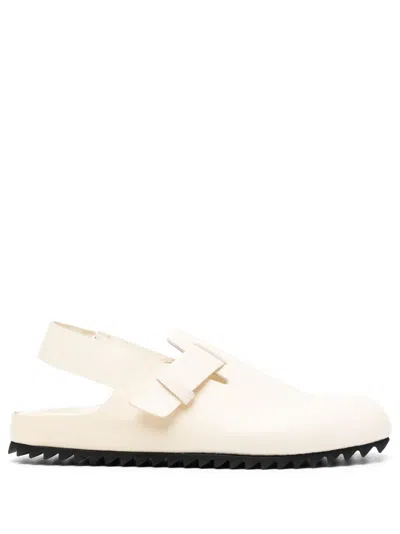 Officine Creative Agora 008 Leather Loafers In Neutrals