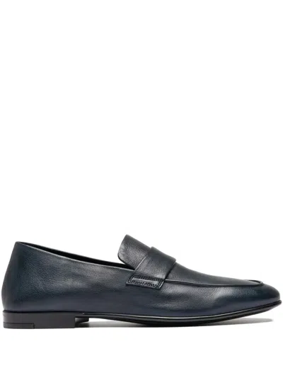 Officine Creative Airto Leather Loafers In Animal Print
