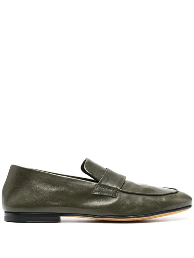 Officine Creative Aitro Leather Loafers In Mysterious