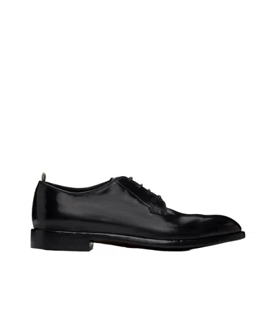 Officine Creative Almond Toe Business Dress Shoes In Black