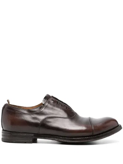 Officine Creative Anatomia 015 Oxford Shoes In Brown