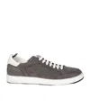 Officine Creative Magic 002 Leather-trimmed Nubuck Sneakers In Black