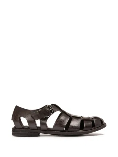 Officine Creative Archive 521 Leather Sandals In Brown